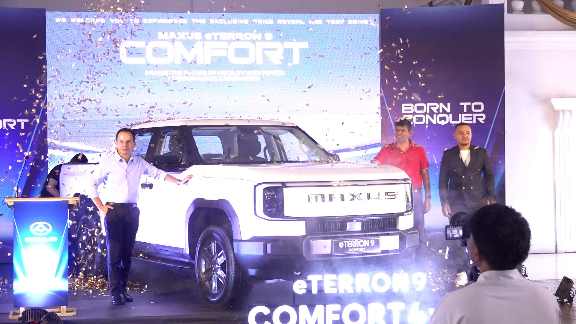 हिमालय मोट्क्सदद्वारा MAXUS eTERRON 9 Comfort पिकअप नेपालमा सार्वजनिक