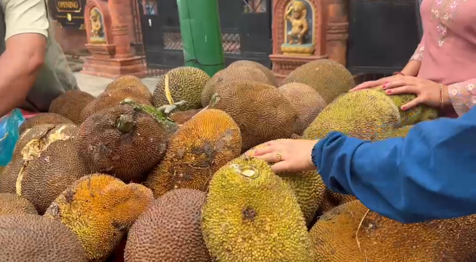 महँगो भए पनि कटहर किन्न ग्राहकको घुइँचो